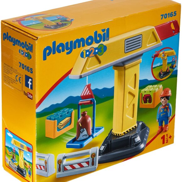 Playmobil 70165 1.2.3 Construction Crane - Picture 3 of 6